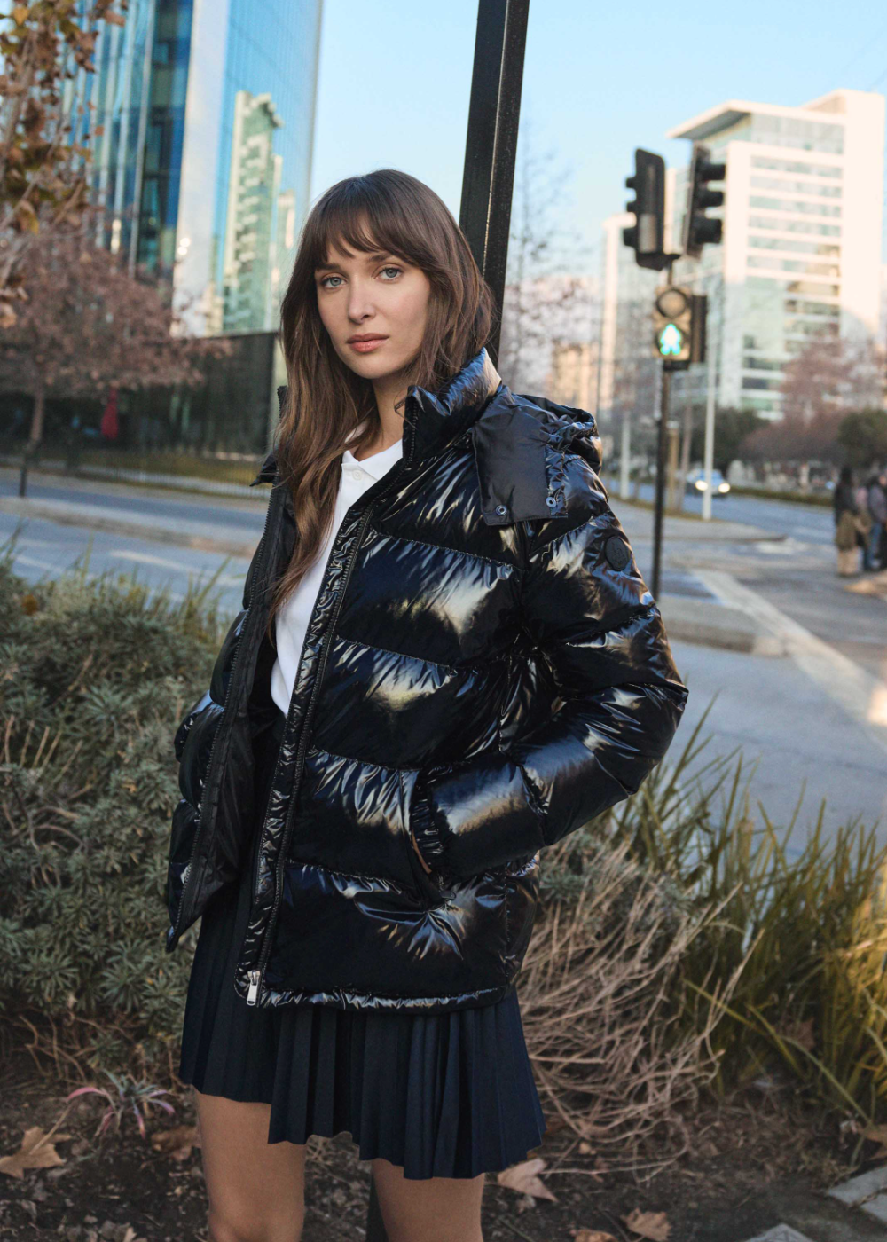 Doudoune Femme Grand Nord Noir – Puffer chaud et élégant Femme Hiver