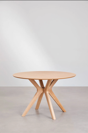 Table à manger ronde Ø120 cm en bois – Arnaiz