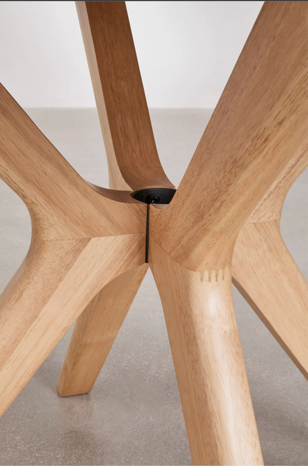 Table à manger ronde Ø120 cm en bois – Arnaiz