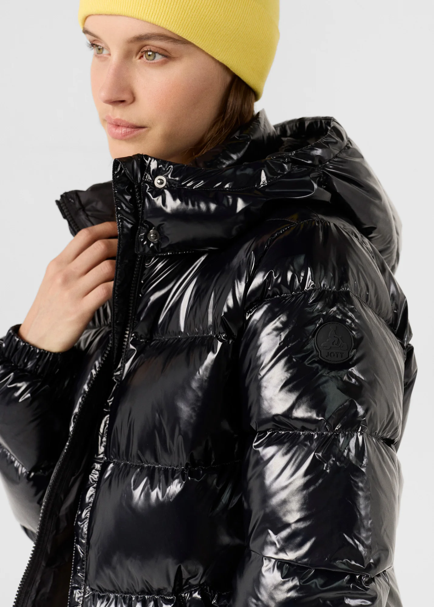 doudoune femme hiver noire capuche Jott Grand Nord