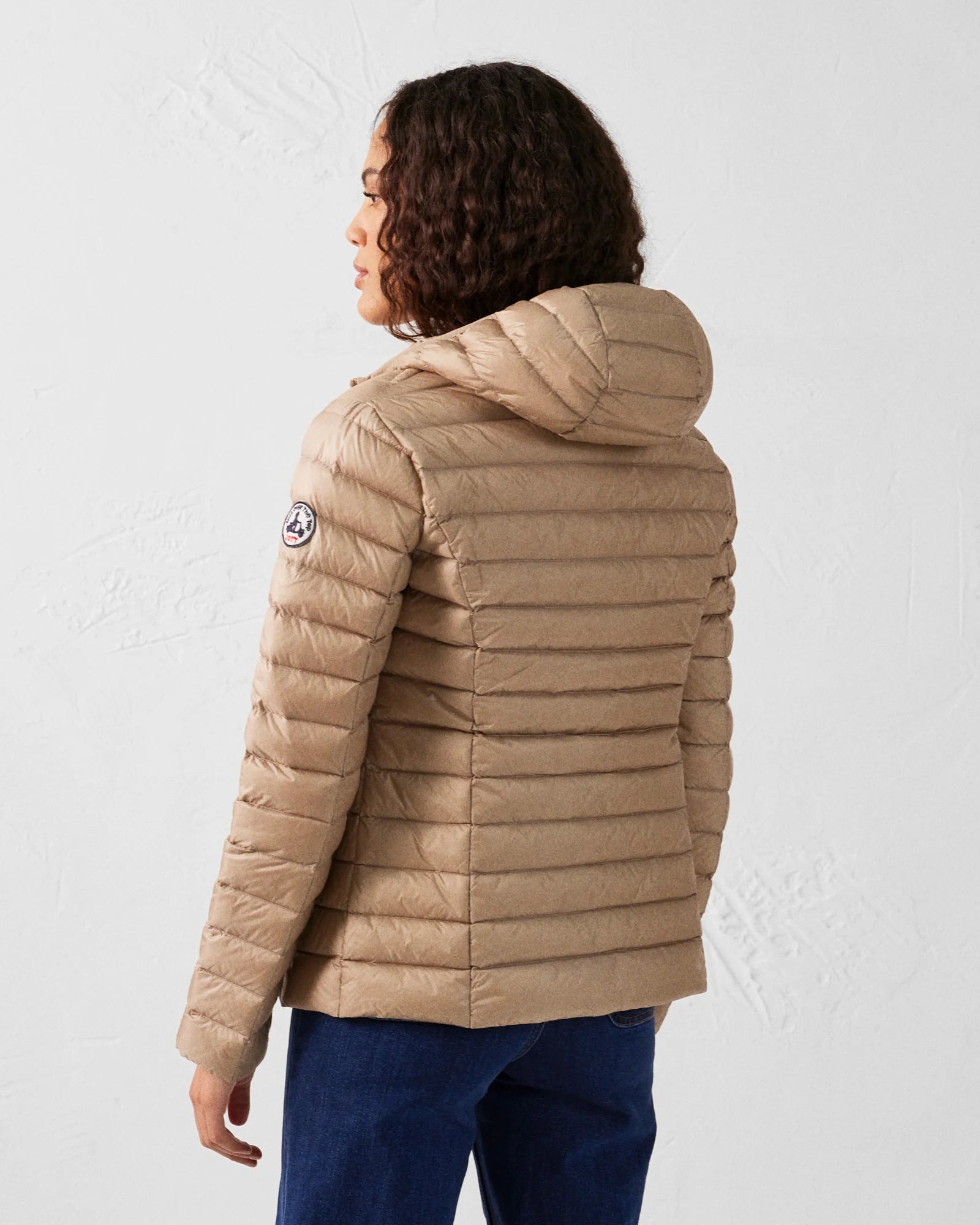 doudoune légère femme couleur beige chic urbain