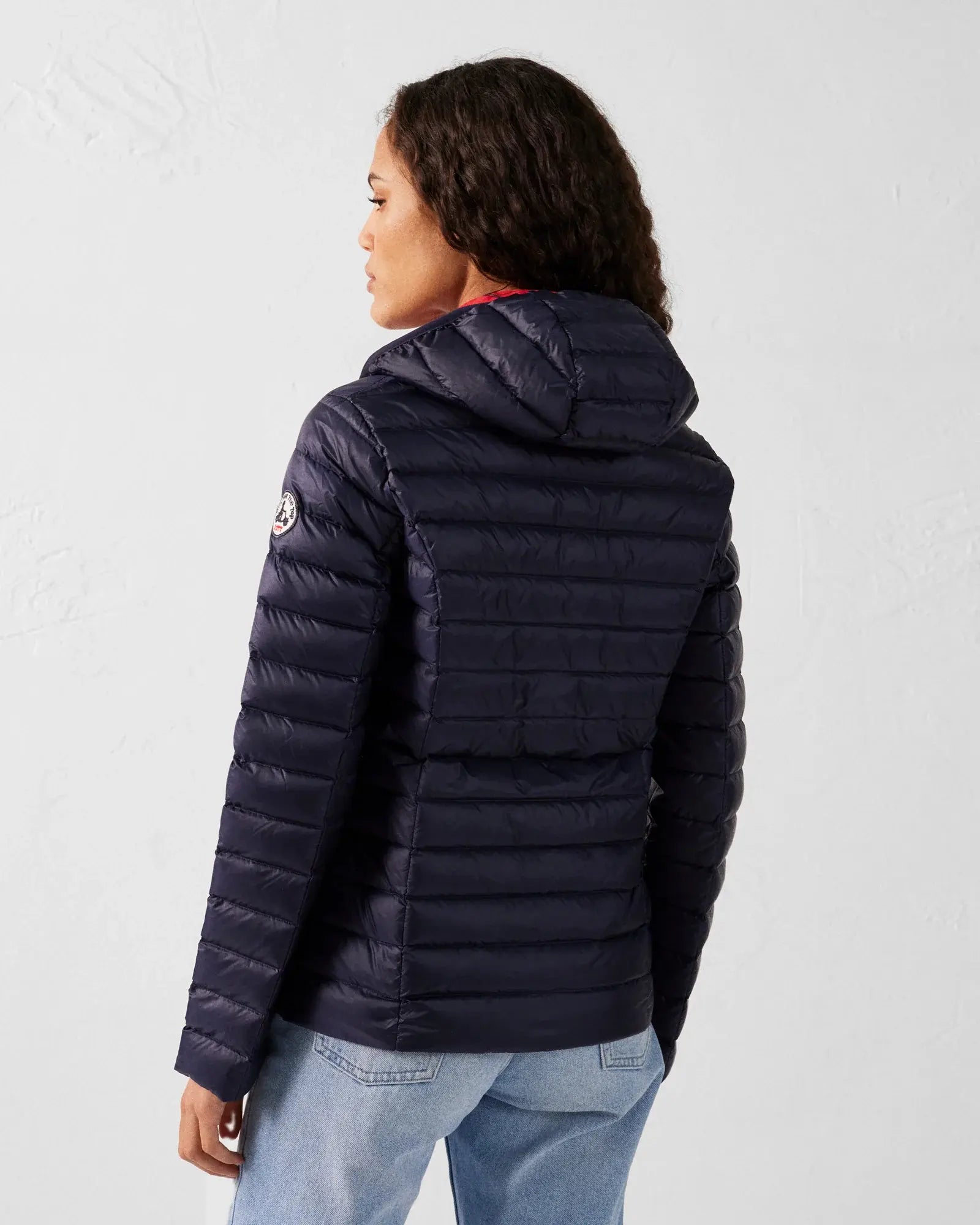 doudoune légère femme hiver bleu marine chic
