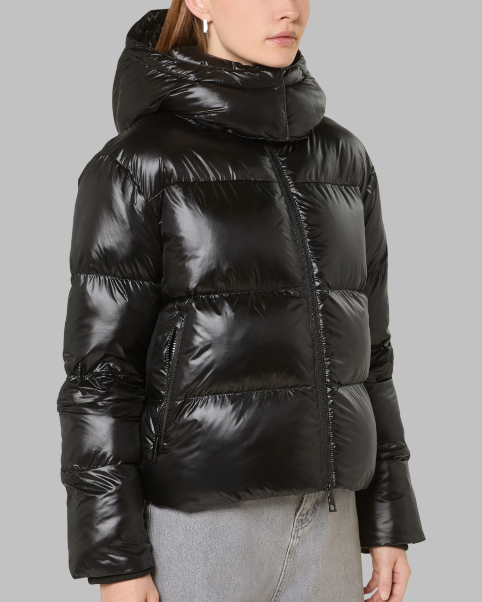 Doudoune Brillante Femme – Puffer Glossy Chaude