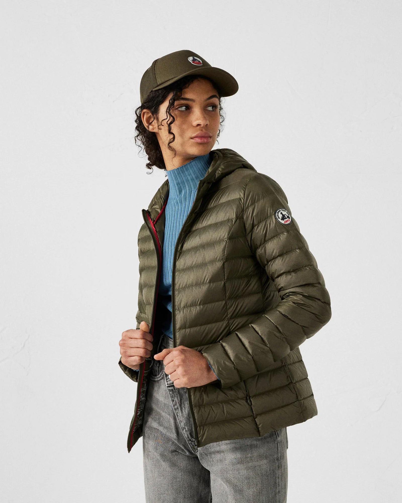 khaki legere doudoune femme