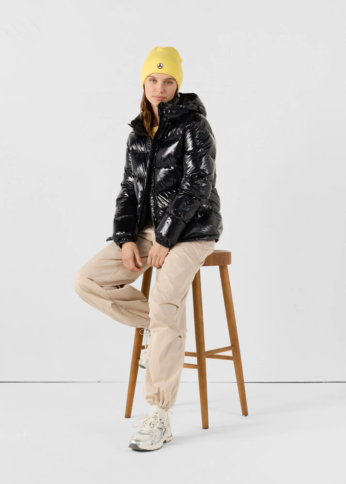 manteau femme hiver chaud noir Jott Grand Nord