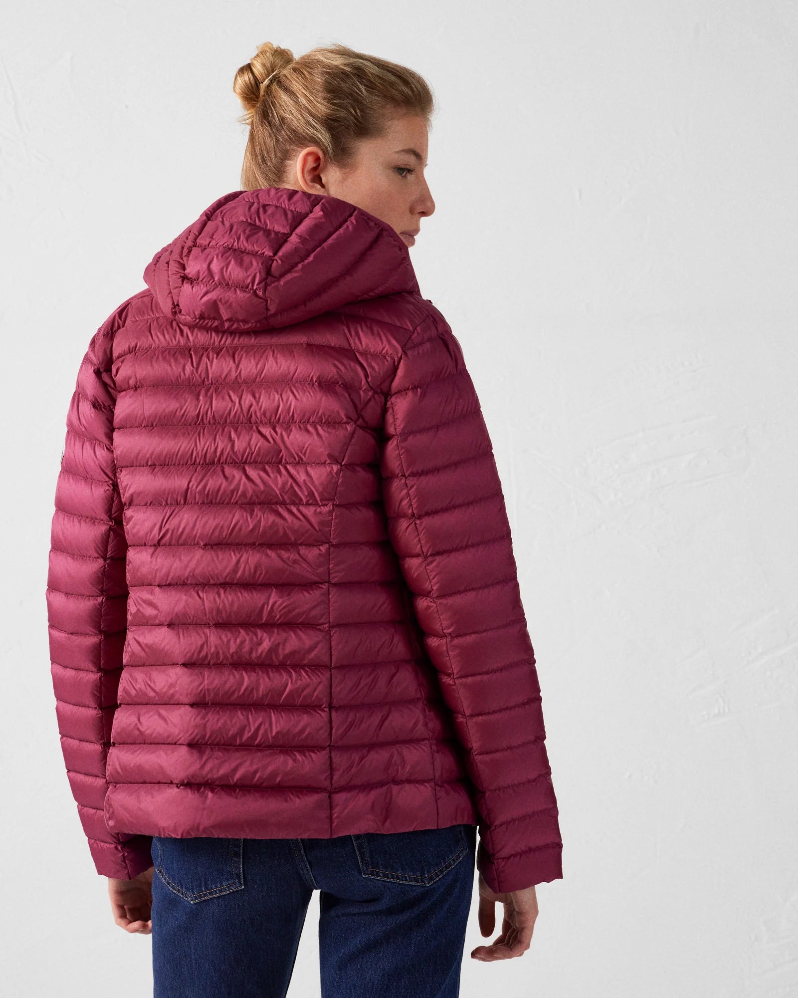 parka femme fuchsia chaude et légère hiver